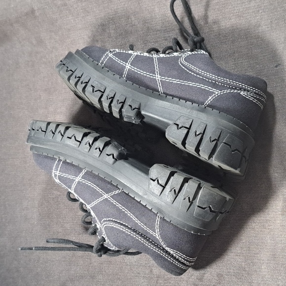 dELiA*s by Dolls Kill Witch Wannabe Oxford Shoes Lug Sole Platform VG US 5 - Picture 12 of 16